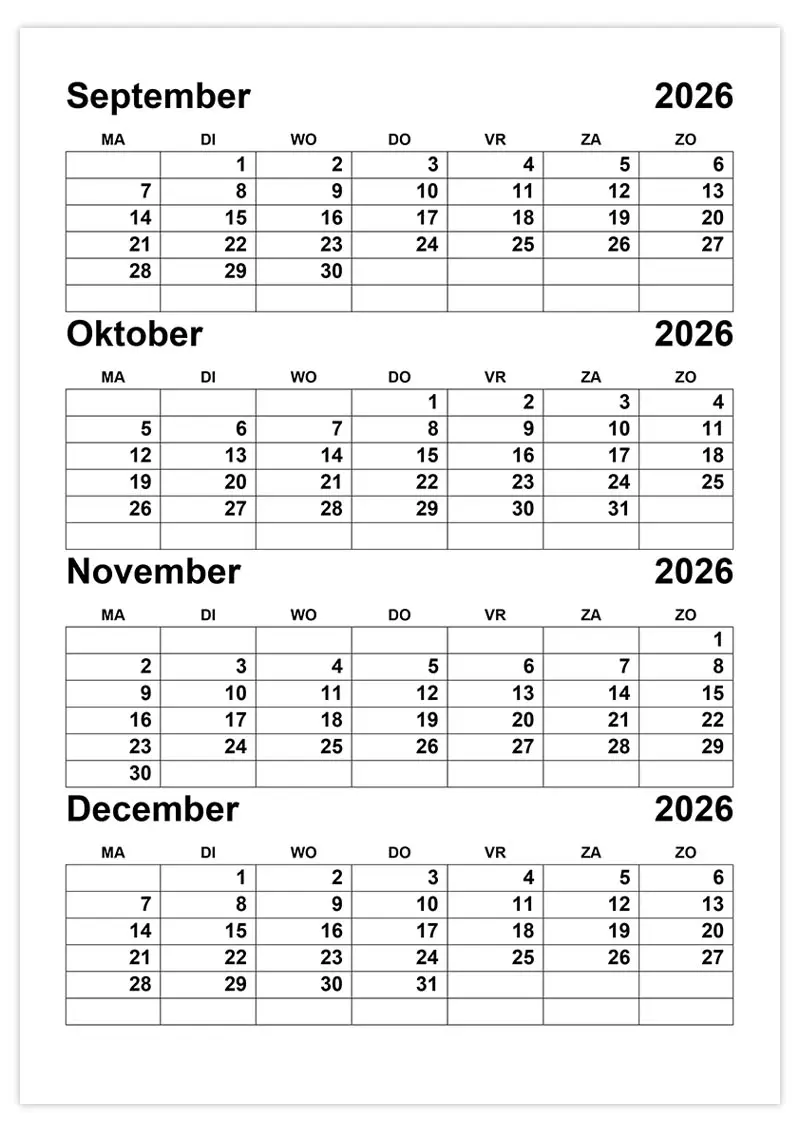 Kalender 2026 Kalende ru Kalender 2026 Kalende ru