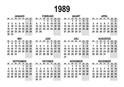 Kalender-1989